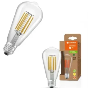 Ausverkauf Ledvance E27 Besonders effiziente LED Edison Lampe 4W wie 60W 3000K warmweißes Licht