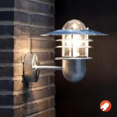 Nordlux Außenwandleuchte rund verzinkt klassisches Design Sofort Bestellen
