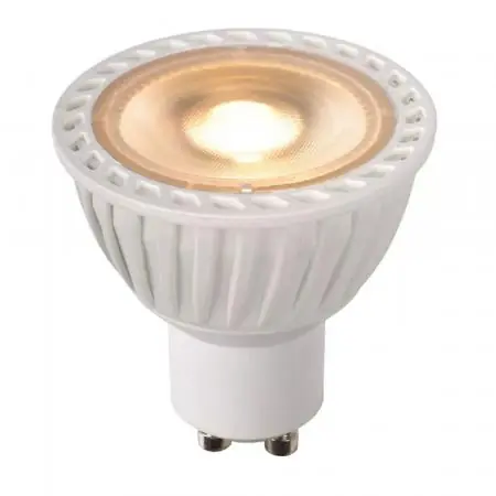 Lucide MR16 GU10 LED 5W 2200K–2700K 350 lm dimmbar Weiß – flexibles warmweißes LED-Leuchtmittel mit 3-Step-Dim Versand Am Gleichen Tag