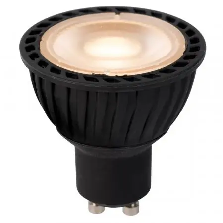Mega-Angebot Lucide MR16 GU10 LED 5W 2700K 320 lm mit Tag/Nacht-Sensor Schwarz – intelligente Innenbeleuchtung mit warmweißem Licht