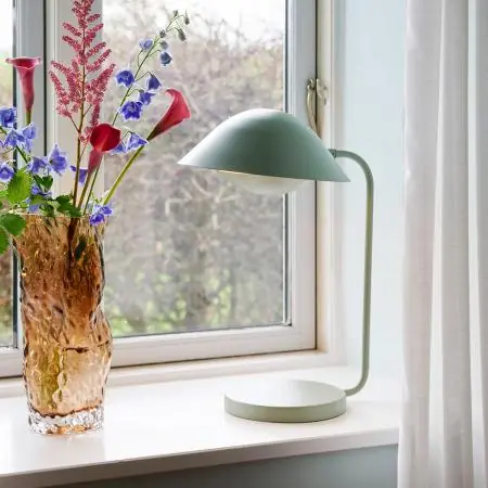 Nordlux Freya moderne Tischlampe Grün E14 angenehmes Licht Solange Der Vorrat Reicht
