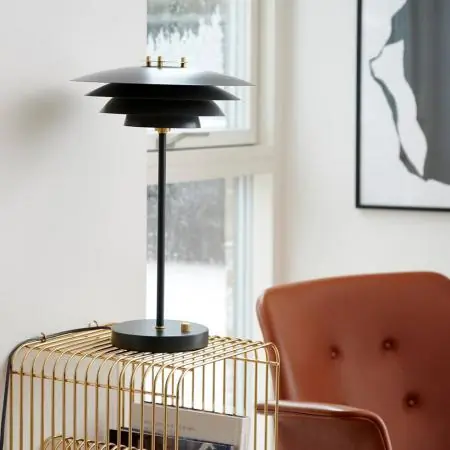 Nordlux Bretagne skandinavische Tischleuchte Grau G9 angenehme Lichtquelle Mega-Angebot