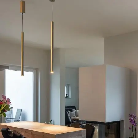 Sale Aktion Nur noch angezeigter Bestand verfügbar SLV 1002172 HELIA 30 PD LED Indoor Pendelleuchte soft gold 3000K Aufbauversion