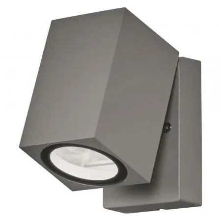 Preis Gesenkt LEDVANCE Wandleuchte Endura Classic Cube in Silber mit verstellbarem Lampenkopf