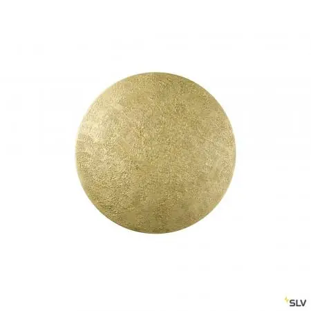Sonderaktion SLV 1008206 MANA 60 Leuchtenschirm, rund, moon structure, H 4.2 cm, gold