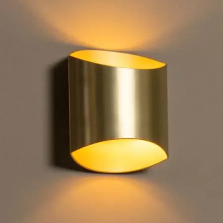 Lucide DILETTA Wandleuchte 1xG9 Messing matt modern Up & Down dimmbar Preisreduziert