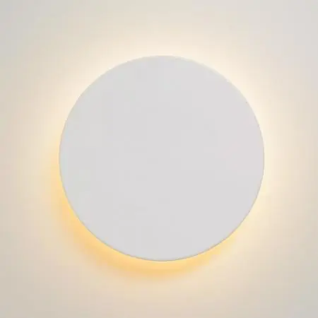 Ausverkauf Lucide EKLYPS LED Wandleuchte Ø15 cm Weiß 3000K 7W moderne Akzentlampe