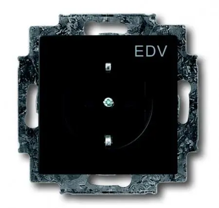 Sale Busch-Jaeger 20 EUCKS/DV-885 SCHUKO® Steckdosen-Einsatz mit Aufdruck "EDV"