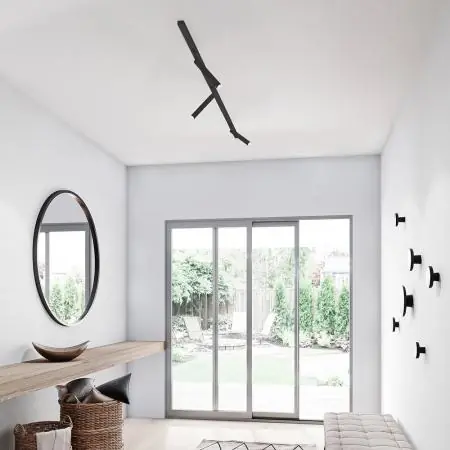 Nordlux Omari Link moderne Deckenleuchte Schwarz dimmbar angenehmes Warmweiß Schnäppchen