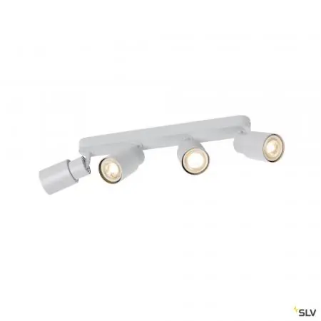 SLV 1008347 PURI 2.0 Tube, Wand- und Deckenaufbauleuchte, long, 4 x max. 6 W GU10, grau Markenware