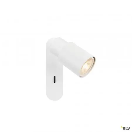 SLV 1008298 PURI 2.0 Tube, Wand- und Deckenaufbauleuchte, Schalter, rechteckig, 1x max. 6 W GU10, weiß Meistverkauft