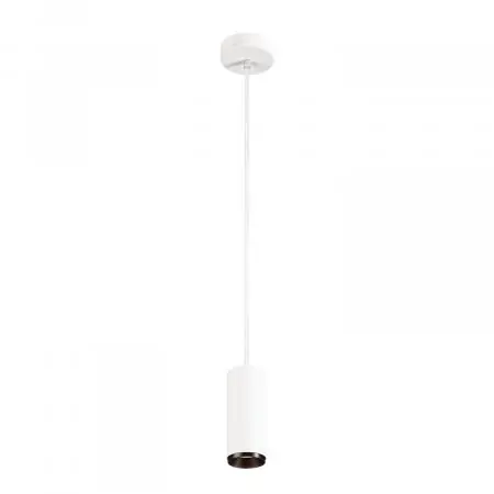 SLV 1004160 NUMINOS PD PHASE S Indoor LED Pendelleuchte weiß/schwarz 3000K 60° Top-Preis