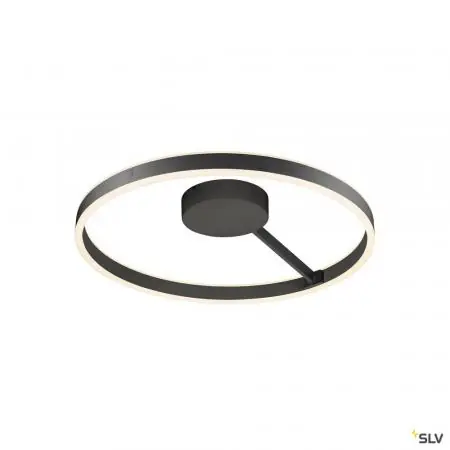 Ausverkauf SLV 1008550 ONE, Wand- und Deckenaufbauleuchte, rund, 2700/3000 K, 23 W, PHASE, 130°, schwarz