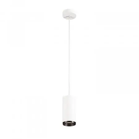 SLV 1004262 NUMINOS PD PHASE M Indoor LED Pendelleuchte weiß/schwarz 4000K 24° Echt