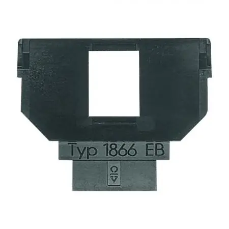 Busch-Jaeger 1866 EB Sockel 1 x 6- und 8-polige Modular-Jack Kat. 3 Echt