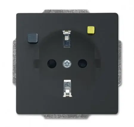 Busch-Jaeger 3120 EUCB-885 FI-SCHUKOMAT SCHUKO® Steckdosen-Einsatz mit Fehlerstrom-Schutzschalter Neue Kollektion