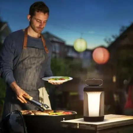 Begrenztes Angebot Philips Akku USB LED Tischleuchte Cicero für Camping und Grillbeleuchtung in Weiß dimmbar IP54