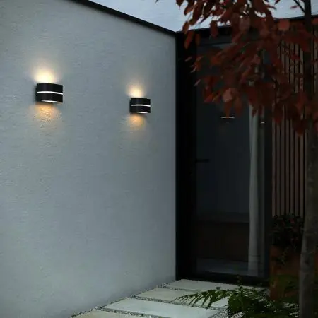 Nordlux Sibelis Wandleuchte Schwarz Markenprodukt
