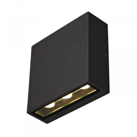 Neue Ware SLV 1005126 BIG QUAD Innen- und Außen Wandleuchte anthrazit UP/DOWN