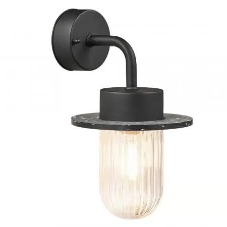 Must-Have Nur noch angezeigter Bestand verfügbar Nordlux Januka Wandleuchte Schwarz Lampenschirm aus recyceltem Kunststoff