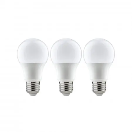 Paulmann 28871 3er-Pack Standard LED Birne E27 8W warmweiß Opal Sale