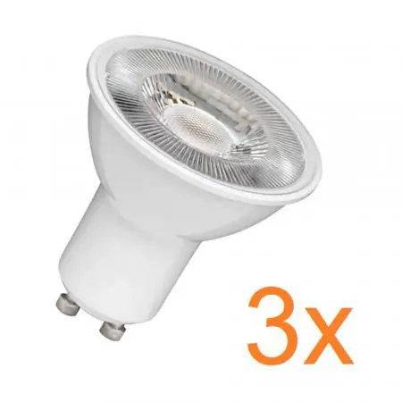 3er Pack OSRAM GU10 LED Strahler PAR16 36° Abstrahlwinkel 4,5W wie 50W 4000K neutralweiß - aus weißem Kunststoff Wochenendangebot