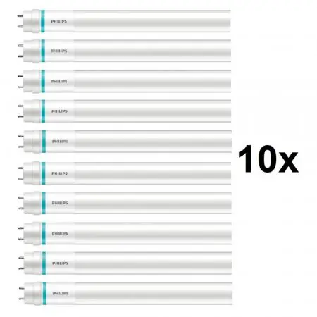 10 x 60cm Philips G13 T8 MASTER LEDtube VLE High Output 8W 1000lm 3000K Warmweiß LED-Röhre aus Glas für KVG/VVG Jetzt Kaufen