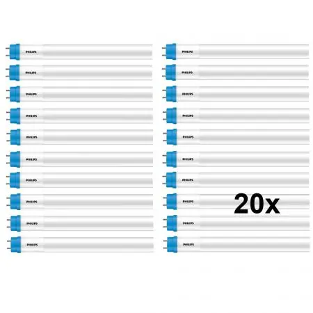 Online Kaufen 20 x 60cm Philips G13 T8 CorePro LEDtube 8W 800lm LED Röhre mit 6500K 240° kaltweißes Licht - aus Glas
