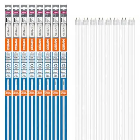 Jetzt Bestellen 8 x 120cm OSRAM G13/T8 LED-Röhre Ultra Output EM 20W wie 36W 6500K tageslichtweiß Glas für KVG