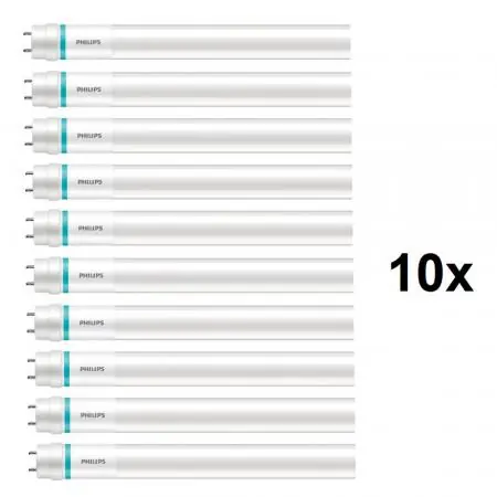 10 x 150cm G13/T8 Philips MASTER LEDtube Value Ultra Output LED-Röhre 23W wie 58W 3700lm 6500K für KVG/VVG Glas Finale Aktion