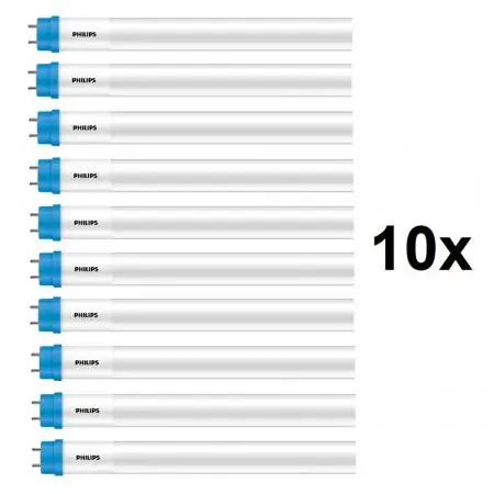 Jetzt Kaufen 10 x 150cm Philips CorePro LED Röhre EM 20W wie 58W 3000K 240° warmweißes Licht Glas KVG/VVG/AC