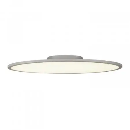 Markenware SLV 1000786 PANEL 60 rund LED Indoor Deckenaufbauleuchte silbergrau 4000K