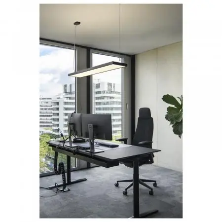 SLV 1007468 WORKLIGHT PRO 120 Pendelleuchte 120cm 4000K DALI Touch schwarz Online Kaufen