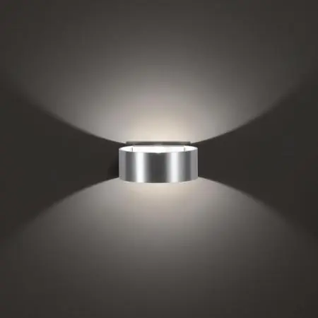 Helestra LED Wandleuchte FOSCA in mattem Aluminium Neue Kollektion