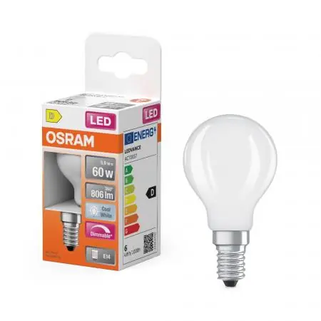 OSRAM E14 LED Leuchtmittel matt dimmbar wie 60W universalweisses Licht Must-Have