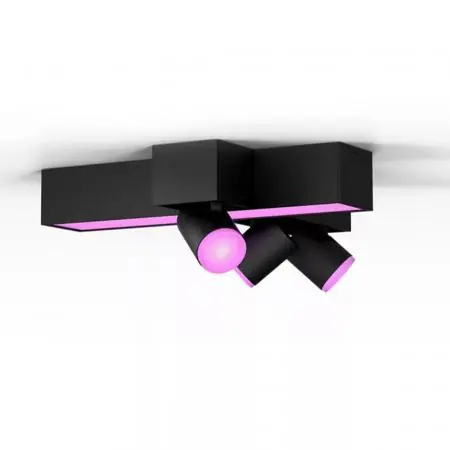 Philips Hue White And Color Centris Cross 3er-Spot Deckenleuchte in Schwarz RGBW + TW Billig
