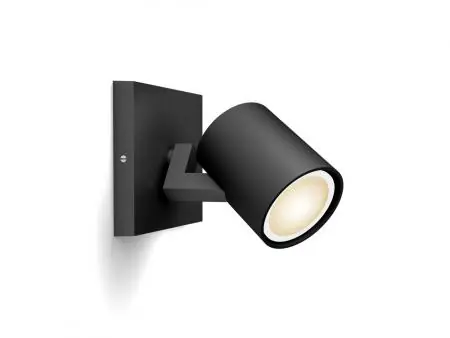 Sale Philips Hue Wandstrahler RUNNER in Schwarz dimmbar Tunable White
