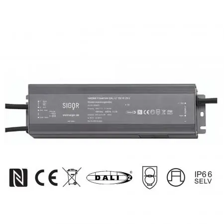 Netzteil POWERLINE 60W 24V DALI dimmbar IP66 Sigor Ausverkauf