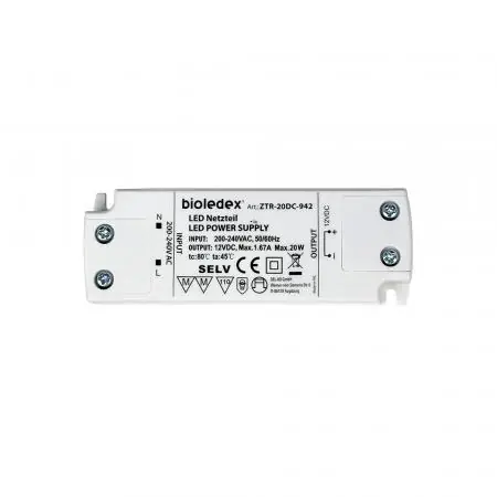 Versand Am Gleichen Tag BIOLEDEX® 12V DC Trafo bis 20W für LED Lampen