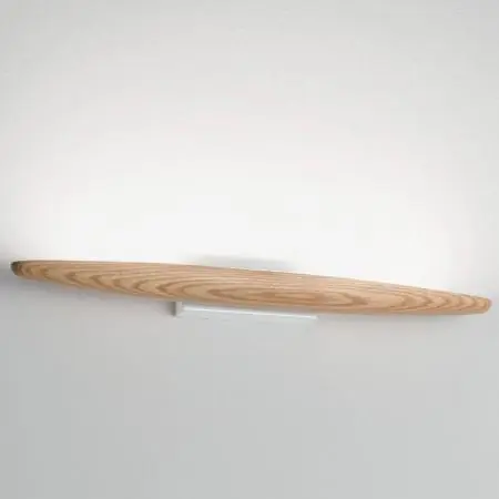 Ribot Eichen Holz LED Wandleuchte dimmbar 60cm von Fabas Luce Neu