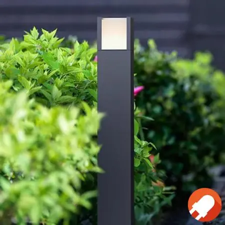Moderne 77cm hohe Philips myGarden LED Wegeleuchte Arbour in Anthrazit Abverkauf