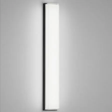 Helestra COSI LED Glas Wandleuchte & Spiegelleuchte in mattschwarz 61cm Neu