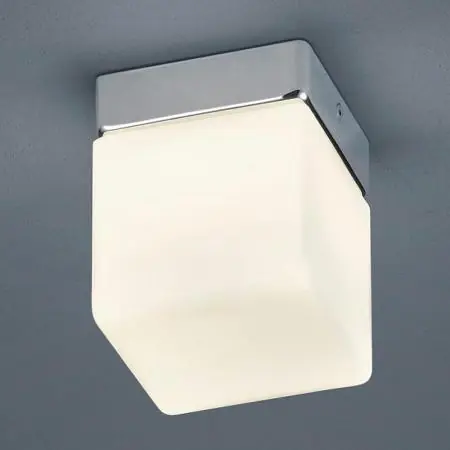 Zertifiziert Helestra KETO LED Deckenleuchte chrom für Badezimmer geeignet
