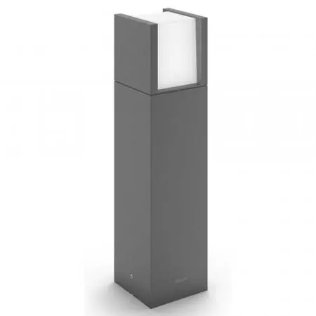 Philips LED Wegeleuchte Arbour in Anthrazit 6W IP44 mit neutralweißem Licht Sichere Zahlung