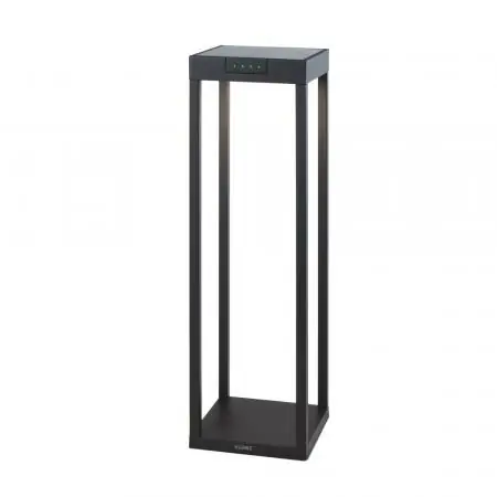 Sigor Klewe Radia Maxi Akku-Solarleuchte 500mm 3W 173lm IP65 3000K 2200mAh Ra80 anthrazit Preisknaller
