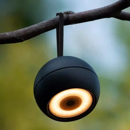 Lucide LUNEX - wiederaufladbare Wandleuchte Innen/Außen - Akku/Batterie - LED Dim. - 1x2W 3000K - IP54 - Magnetisch - Schwarz Bestpreis