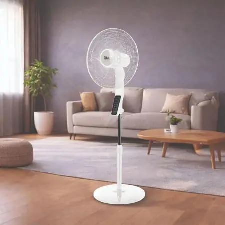 Fakir Standventilator VC 46 S weiß Zertifiziert