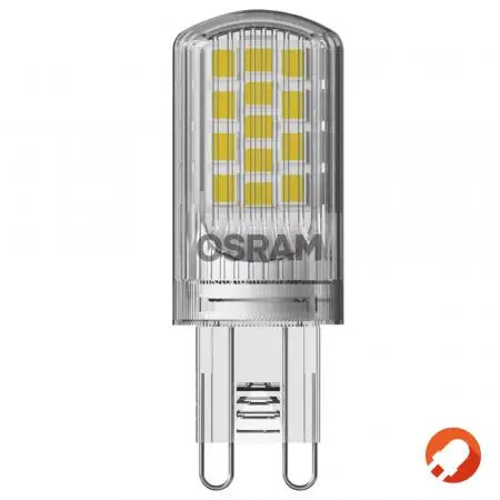 Echt OSRAM LED PIN G9 Stiftsockellampe 2700K warmweiß 4,2 W wie 40W für gemütliche Wohnatmosphäre