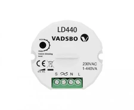 Saisonangebot Wandmodul VADSBO Tastdimmer 440W Doseneinbau Sigor