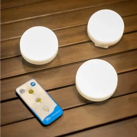 3er Set New Garden Mini Lampen weiß Akku Fernbedienung warmweißes Licht IP54 Must-Have